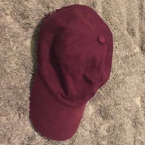 Burgundy Baseball Cap
